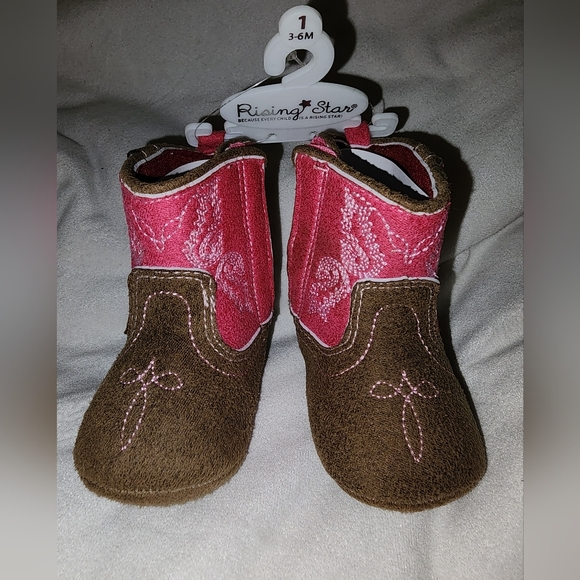 New Rising star leather baby girl boots - Picture 1 of 3